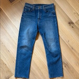 MOTHER Blue Ankle & Cropped Jeans